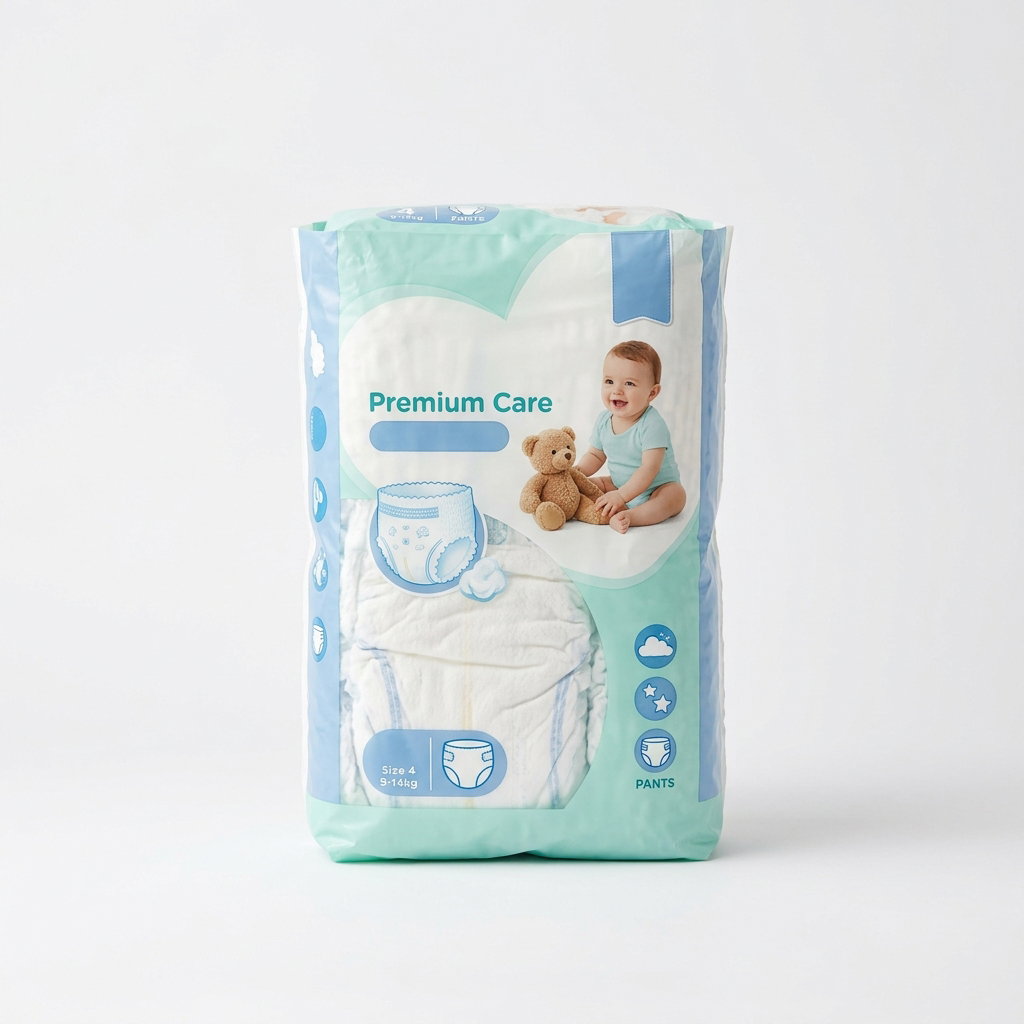 Baby Diaper Pants (M, 60 pcs)